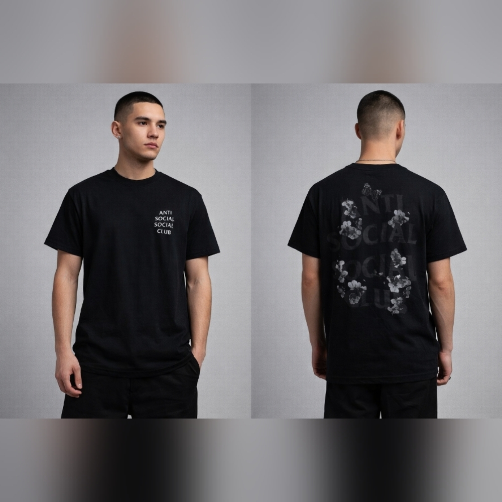 New Size XL Anti Social Club Kkoch Dramatic Tee XL NWT Black